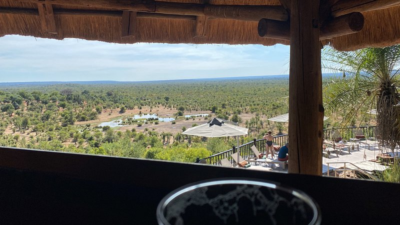 View from the safari lodge